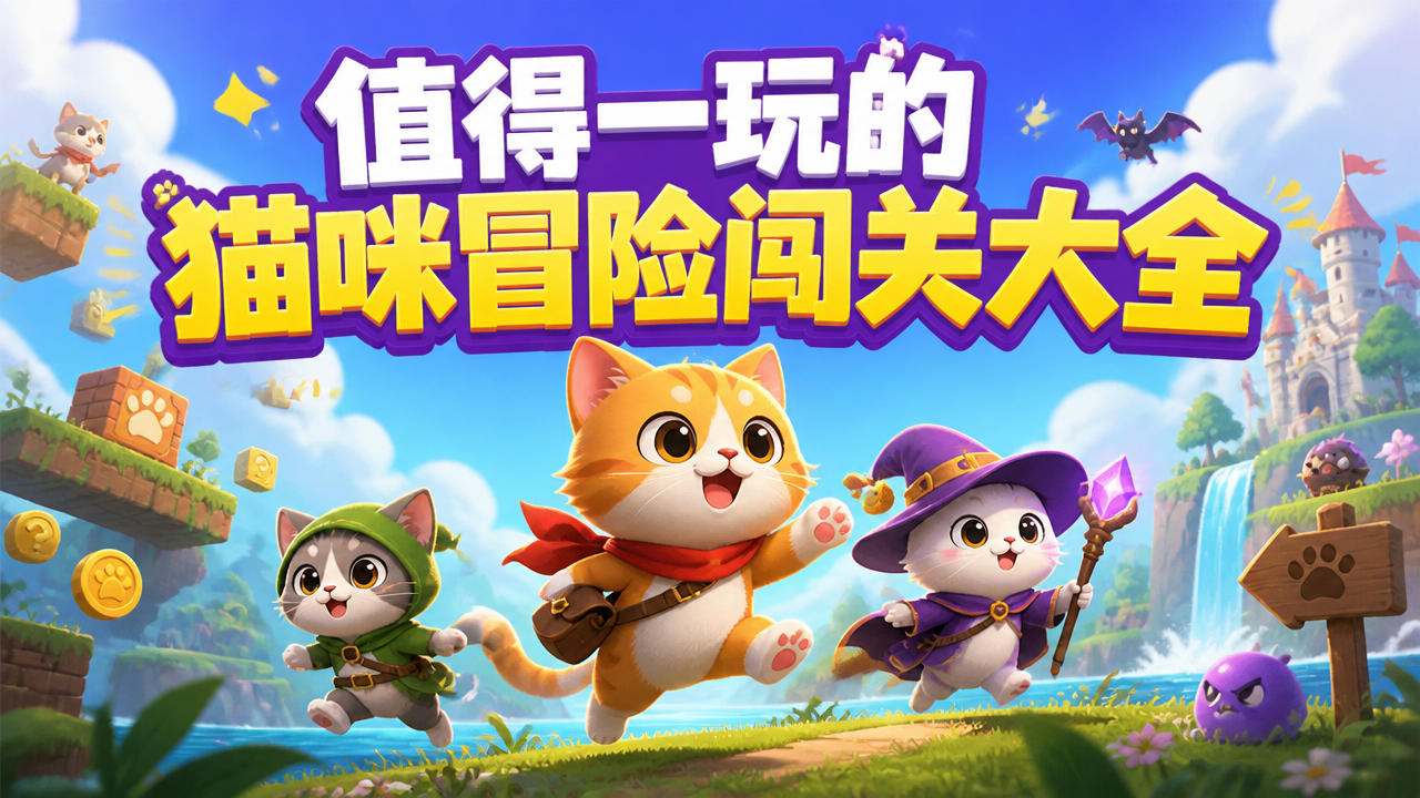 值得一玩的猫咪冒险闯关大全