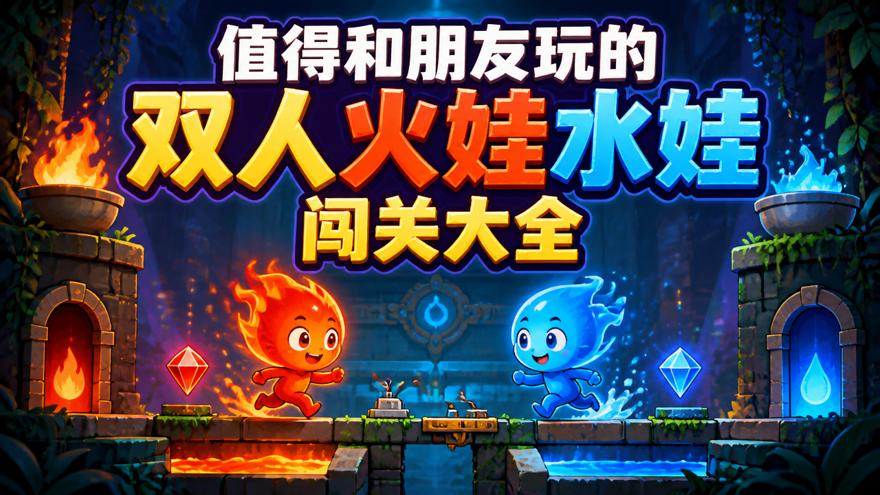 值得和朋友玩的双人火娃水娃闯关大全