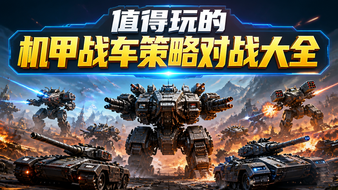 值得玩的机甲战车策略对战大全
