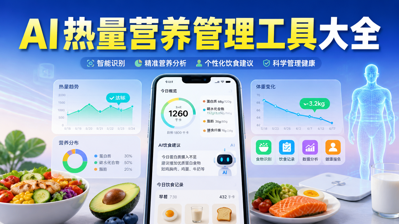 AI热量营养管理工具大全