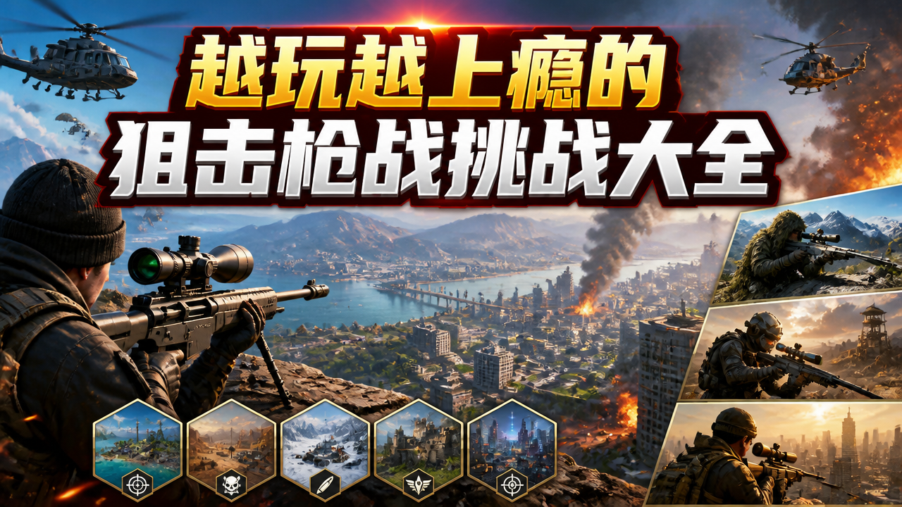 越玩越上瘾的狙击枪战挑战大全