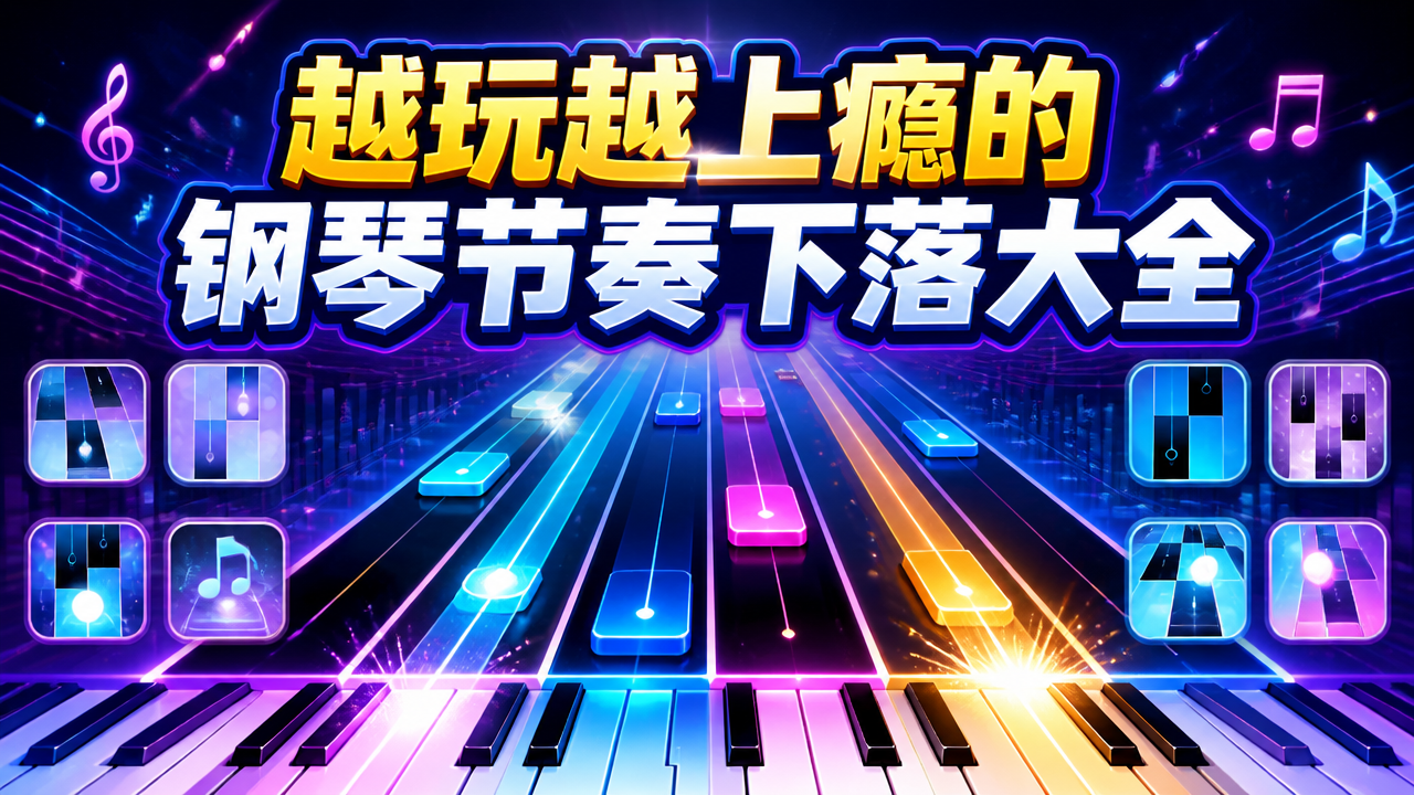 越玩越上瘾的钢琴节奏下落大全