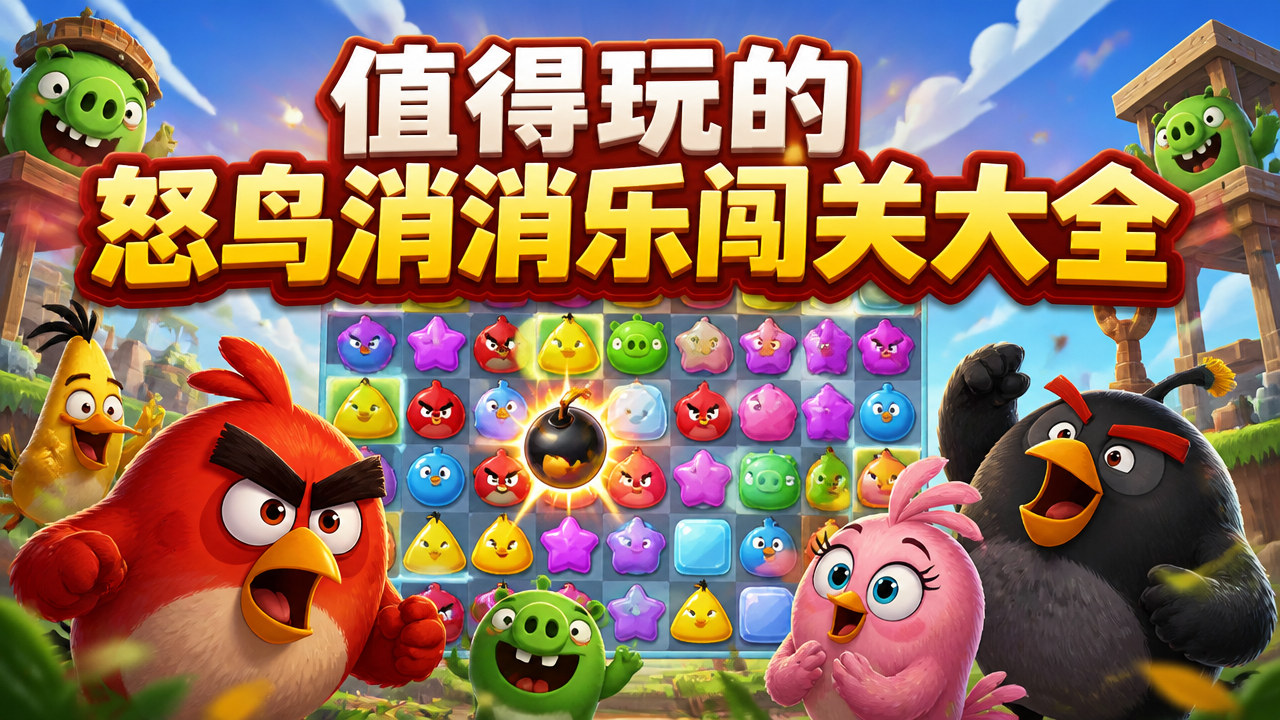 值得玩的怒鸟消消乐闯关大全