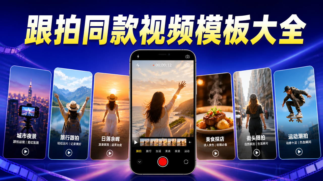 跟拍同款视频模板大全