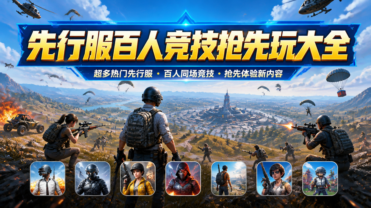 先行服百人竞技抢先玩大全