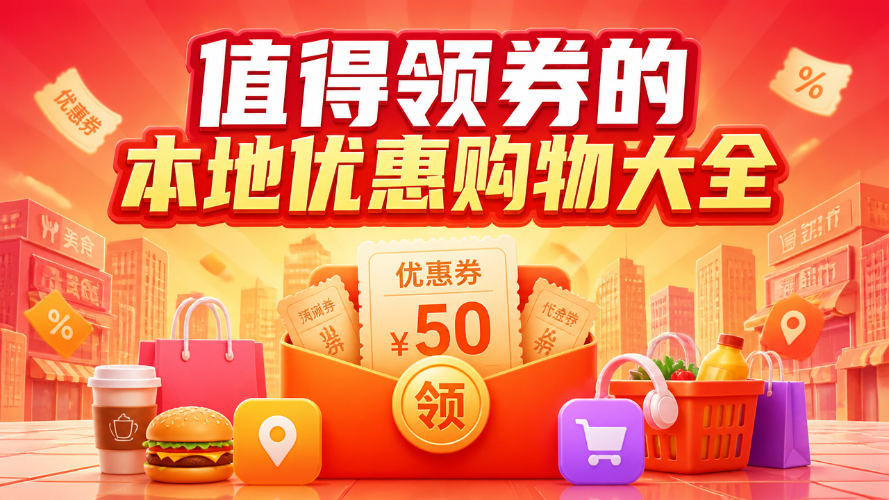 值得领券的本地优惠购物大全