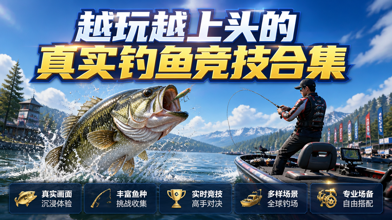 越玩越上头的真实钓鱼竞技合集