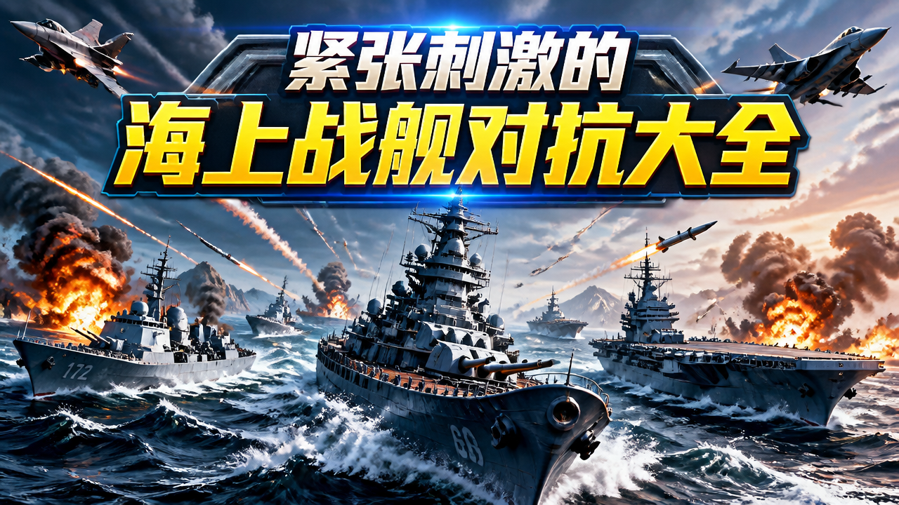 紧张刺激的海上战舰对抗大全