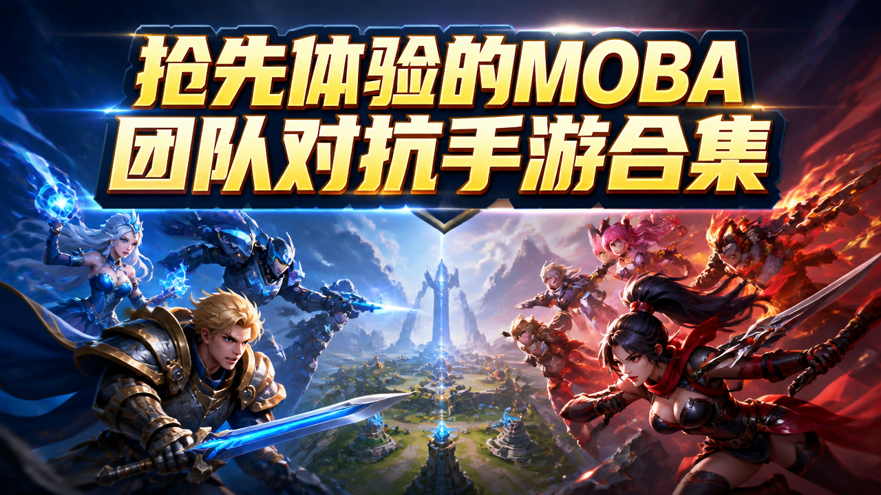 抢先体验的MOBA团队对抗手游合集