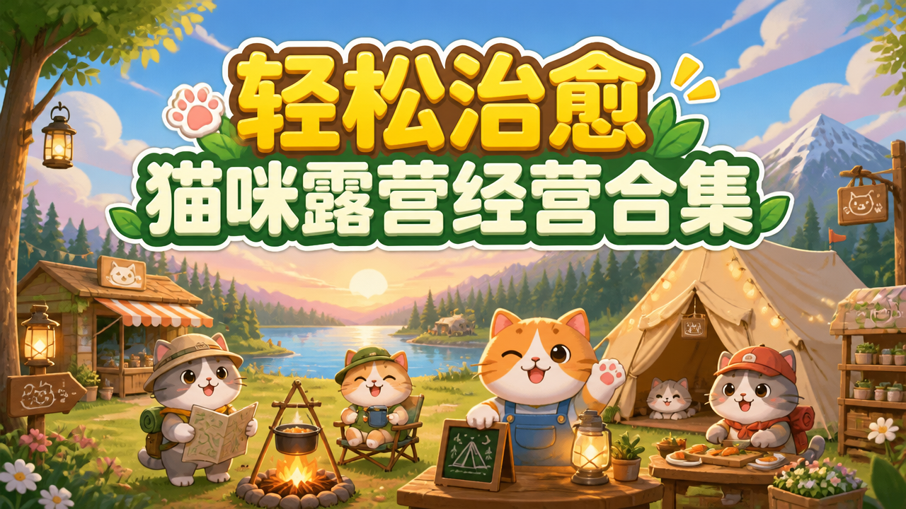 轻松治愈猫咪露营经营合集