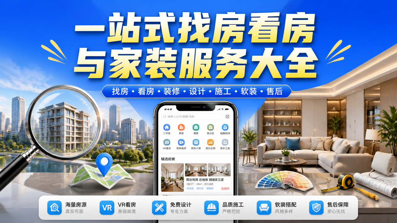 一站式找房看房与家装服务大全
