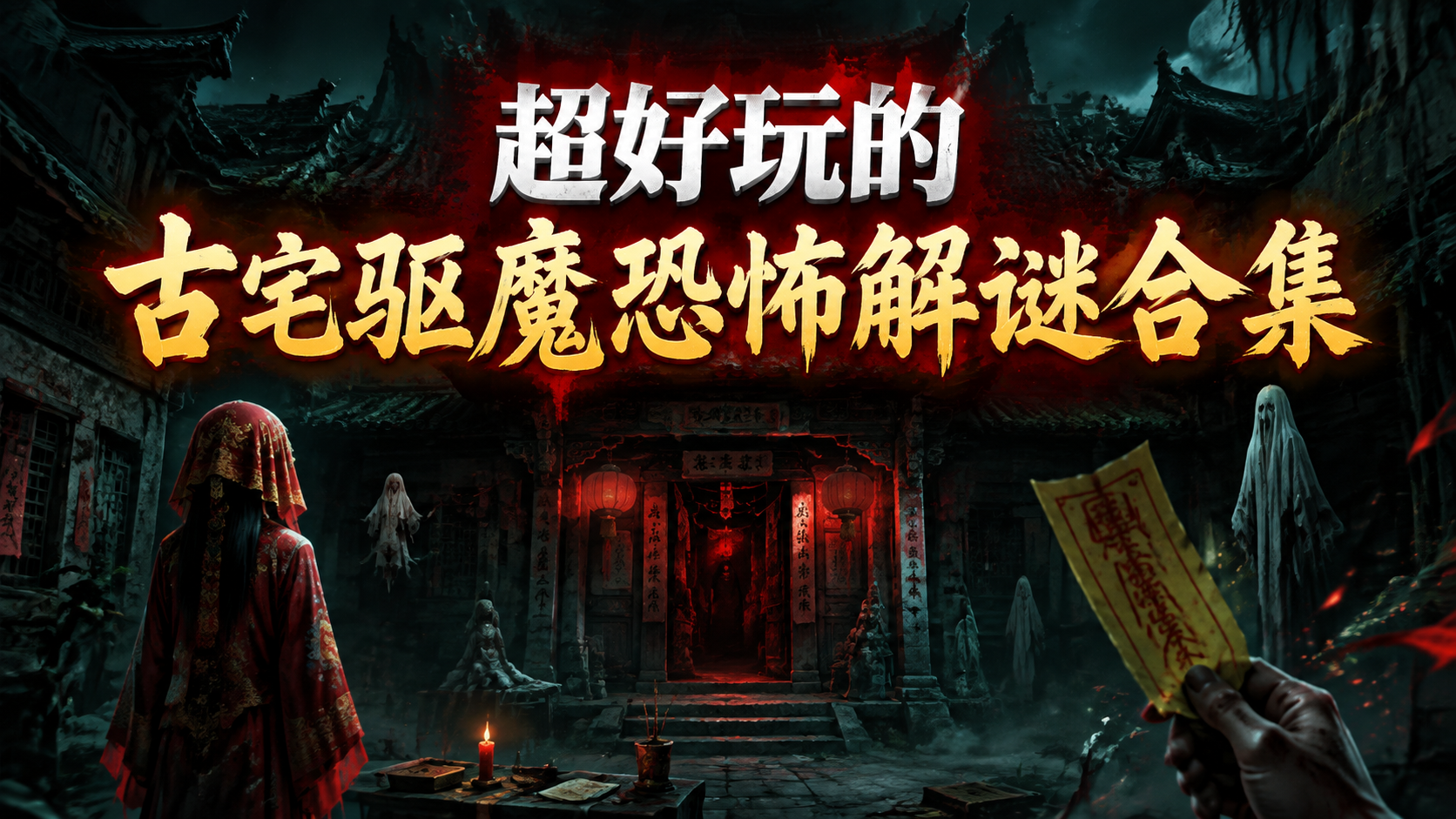 超好玩的古宅驱魔恐怖解谜合集