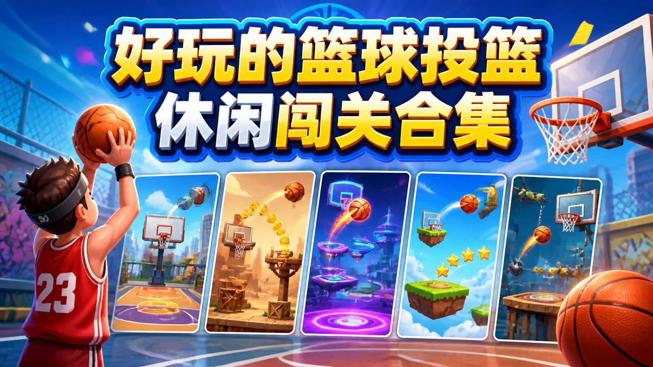好玩的篮球投篮休闲闯关合集