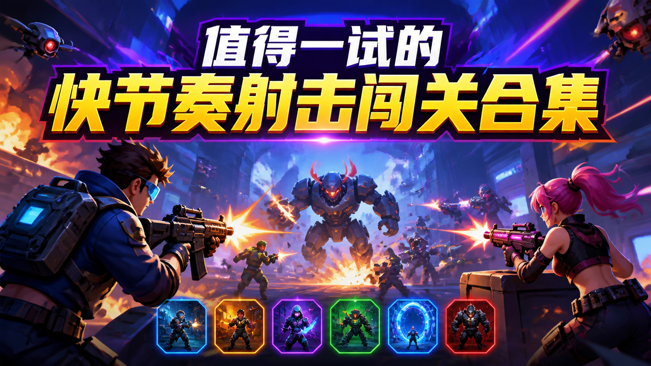 值得一试的快节奏射击闯关合集