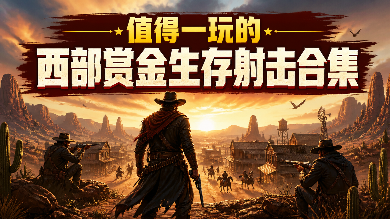 值得一玩的西部赏金生存射击合集