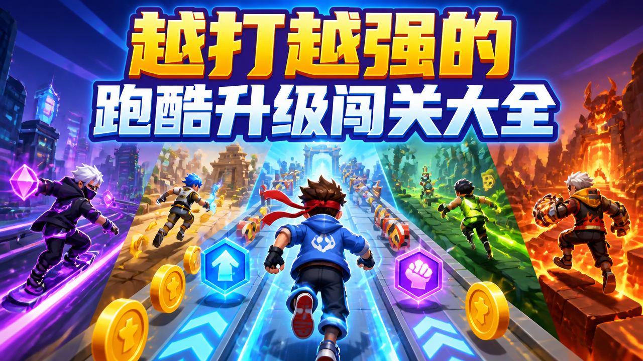 越打越强的跑酷升级闯关大全