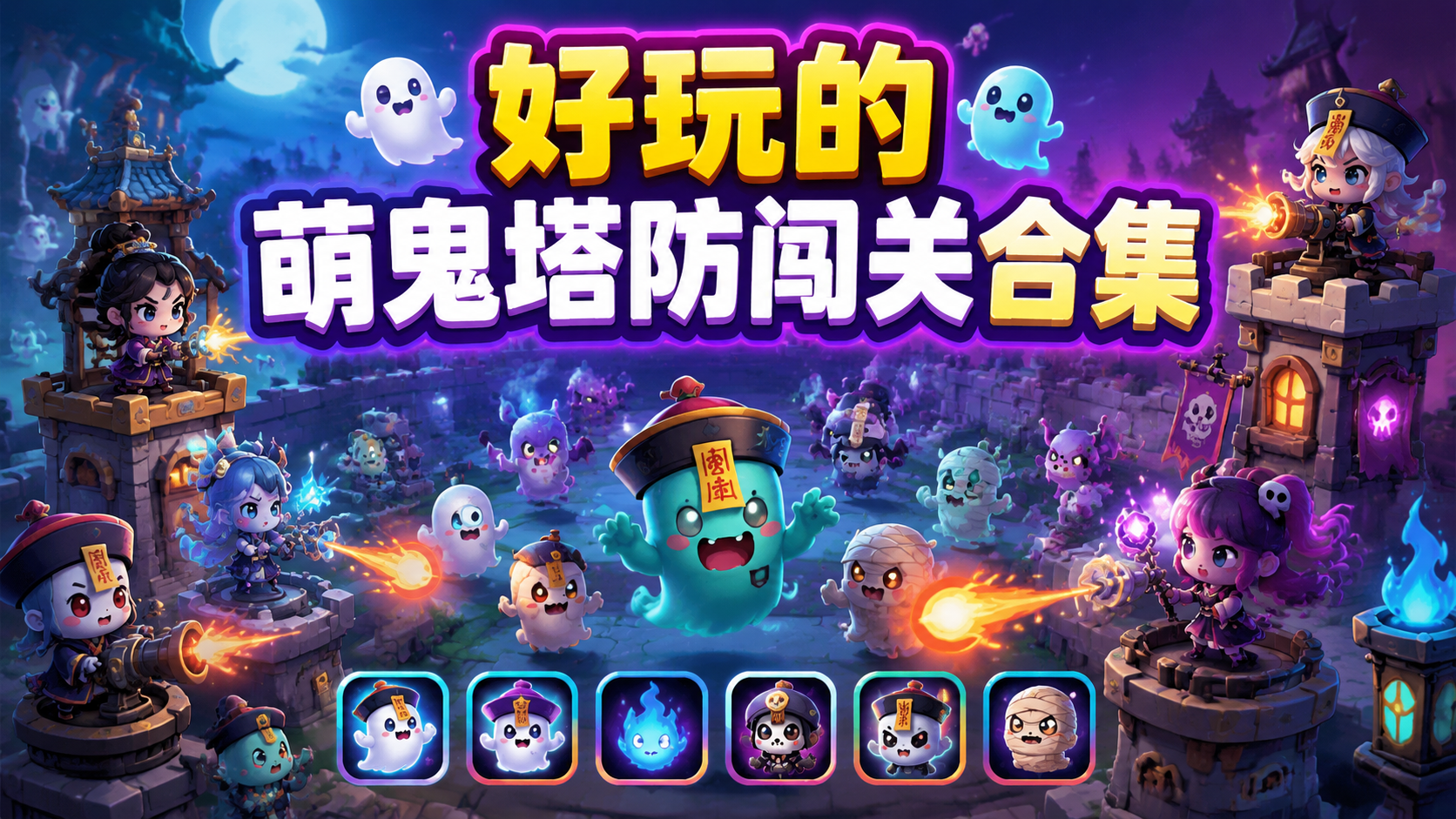 好玩的萌鬼塔防闯关合集