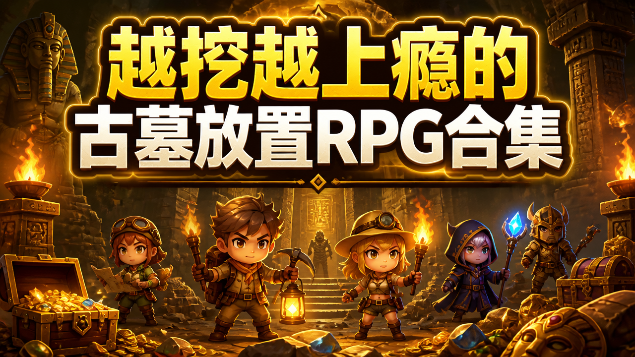 越挖越上瘾的古墓放置RPG合集