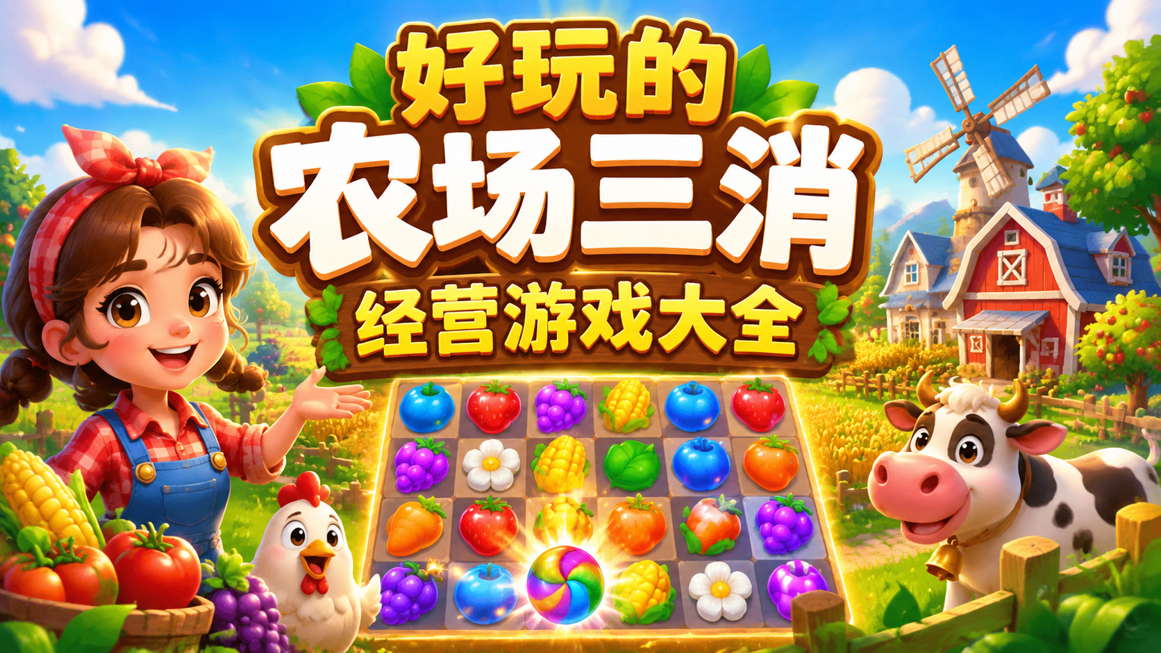 好玩的农场三消经营游戏大全