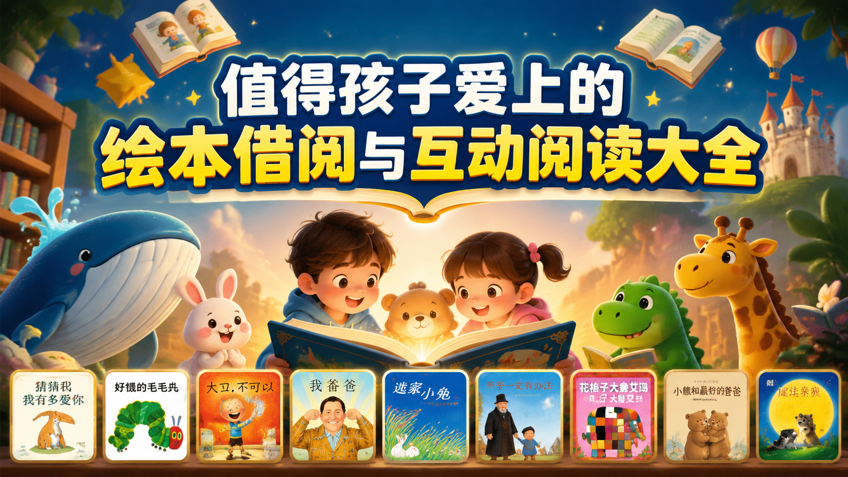 值得孩子爱上的绘本借阅与互动阅读大全