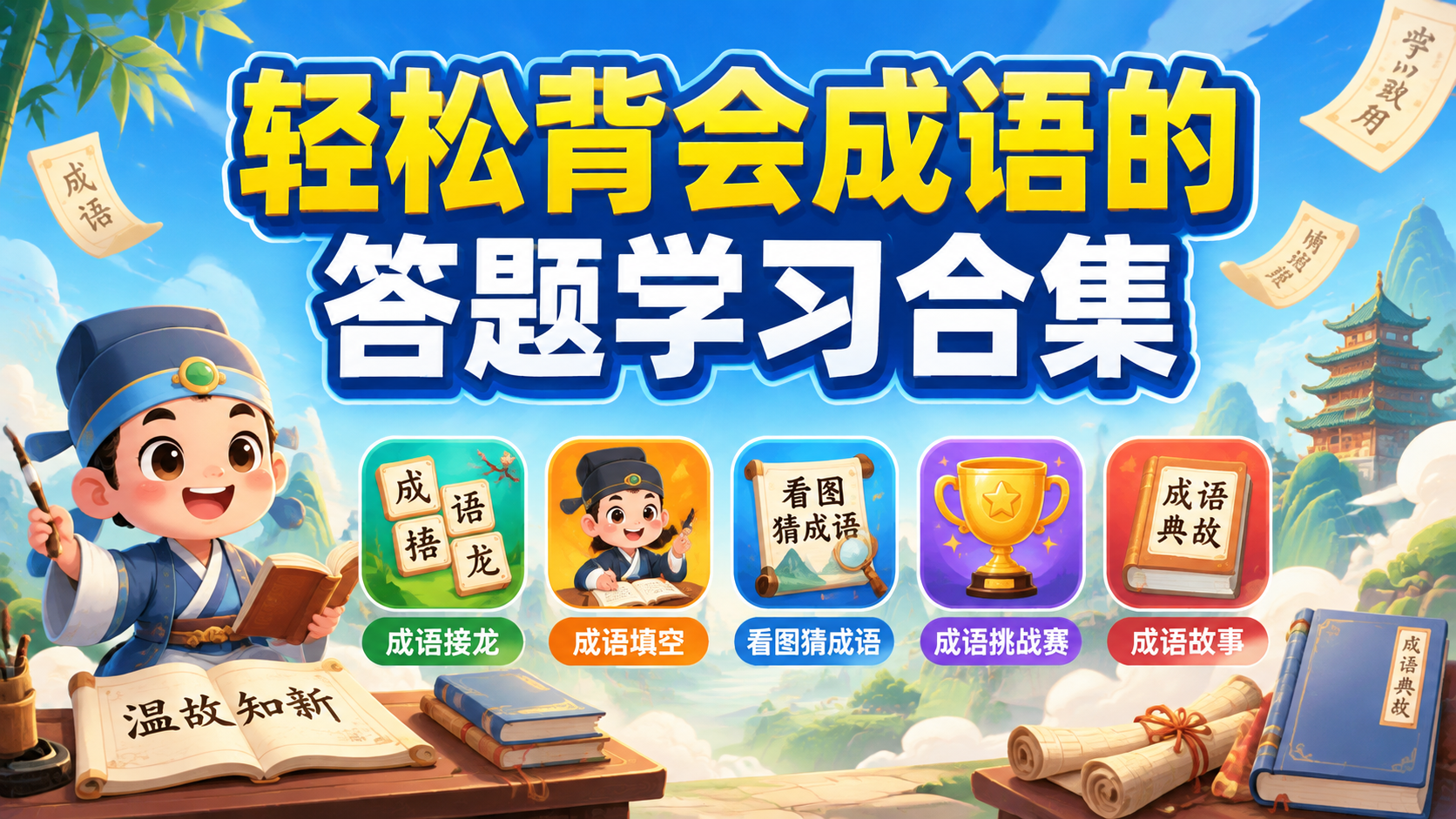 轻松背会成语的答题学习合集