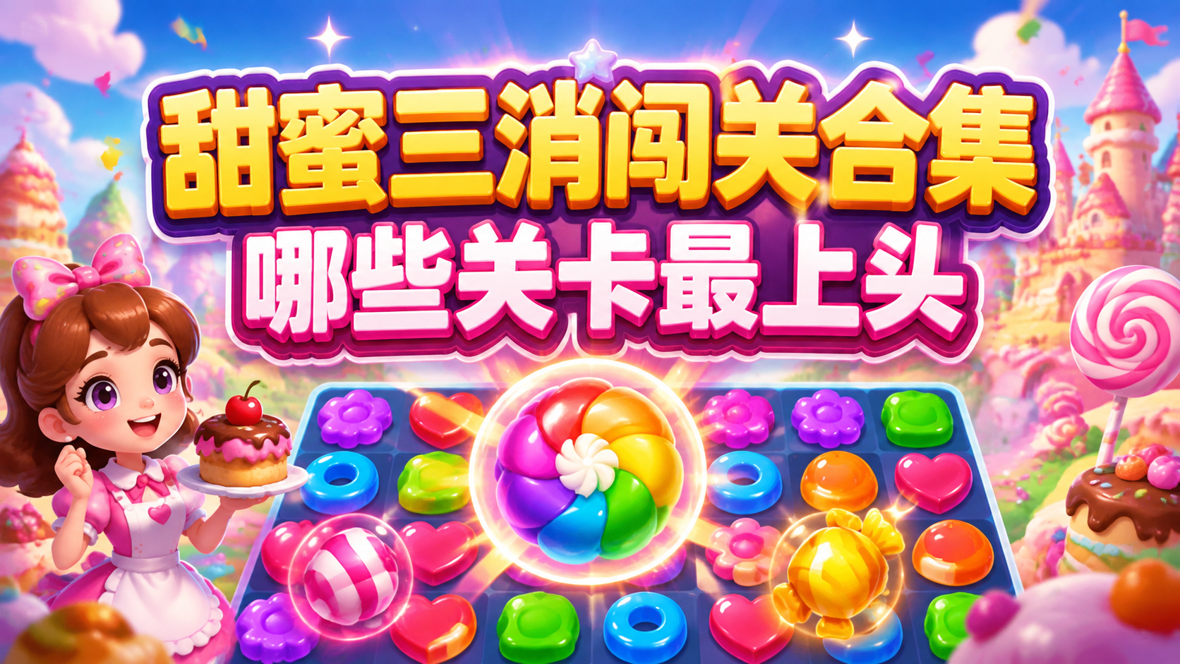 甜蜜三消闯关合集哪些关卡最上头