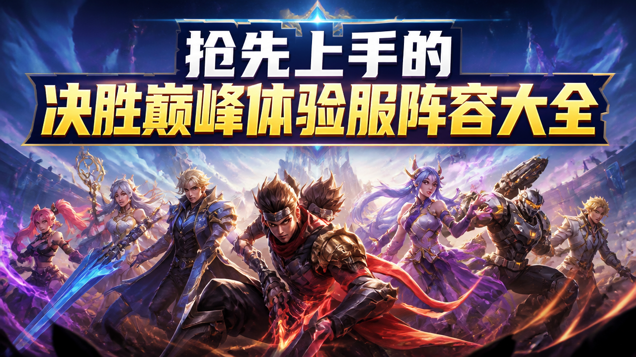 抢先上手的决胜巅峰体验服阵容大全
