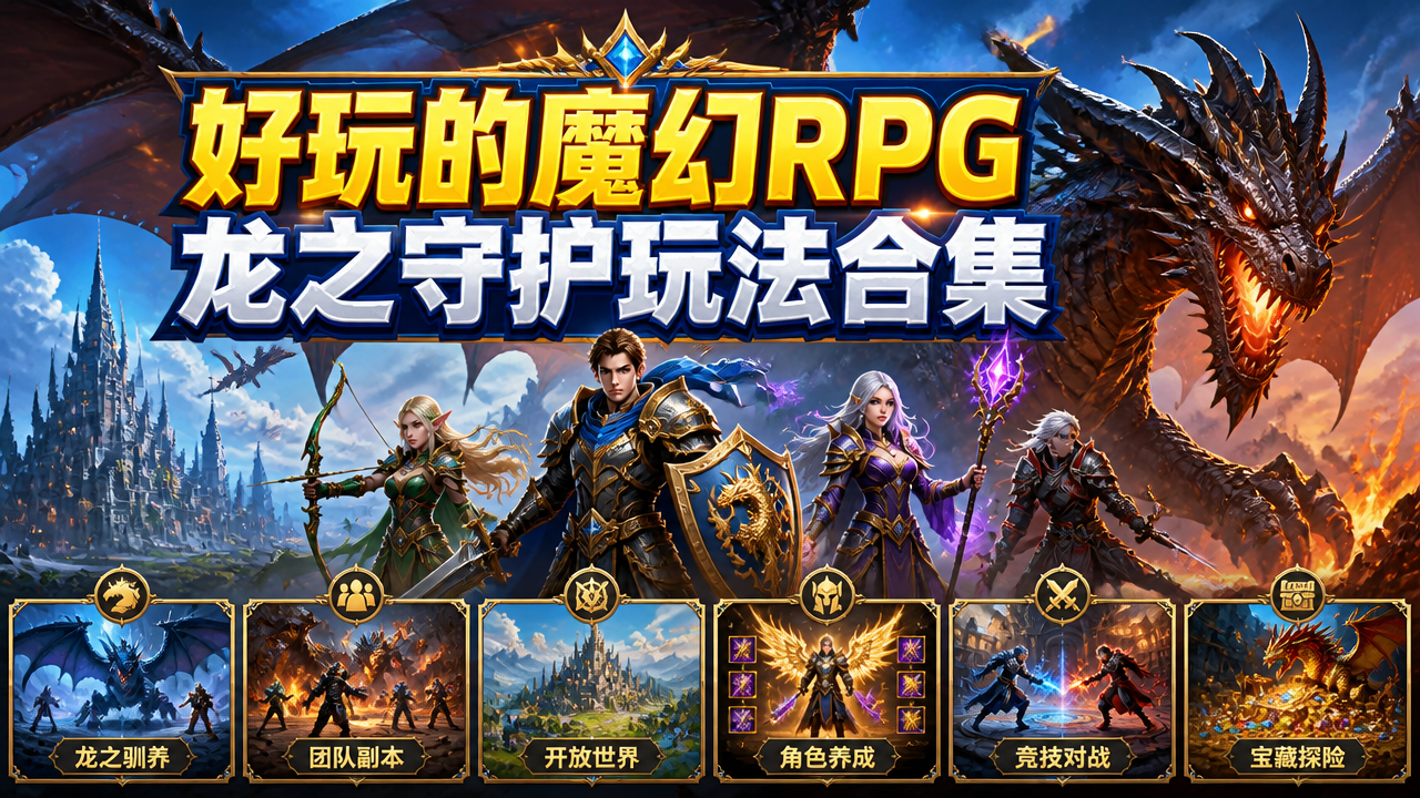 好玩的魔幻RPG龙之守护玩法合集