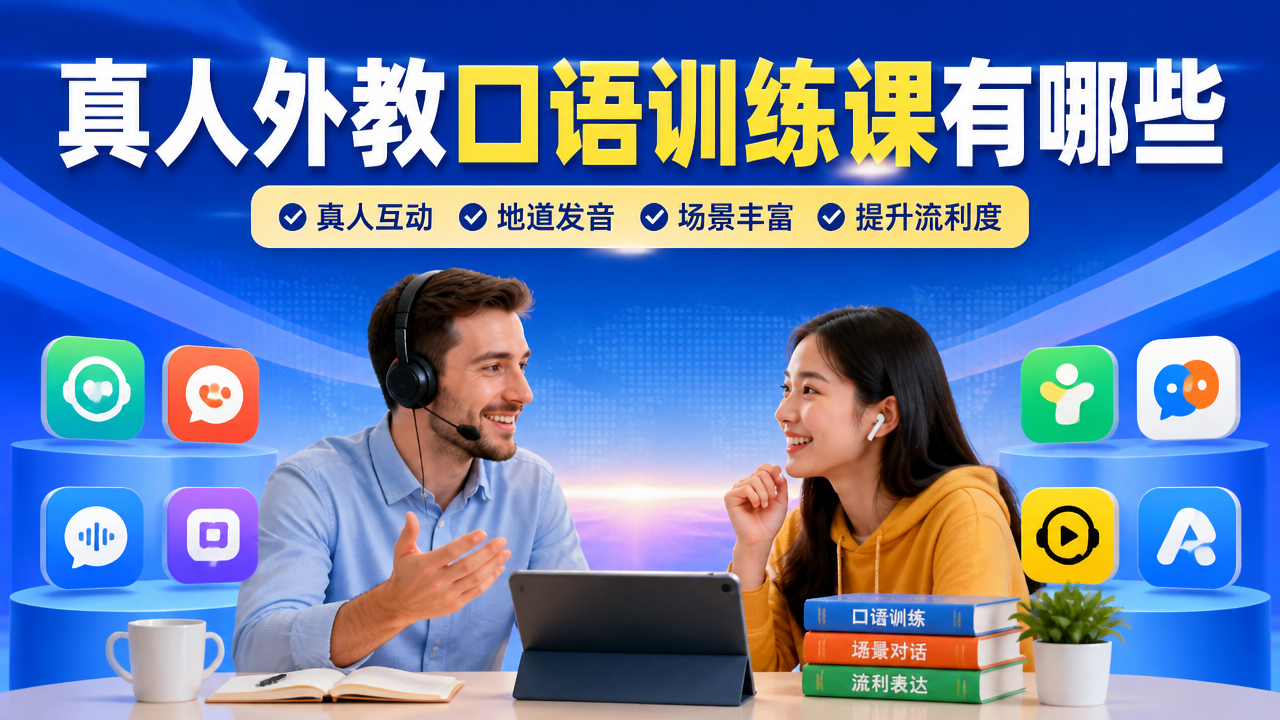 真人外教口语训练课有哪些