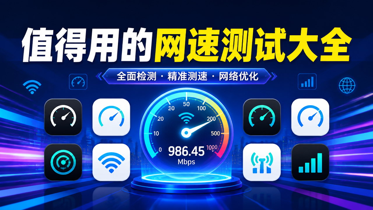 值得用的网速测试大全