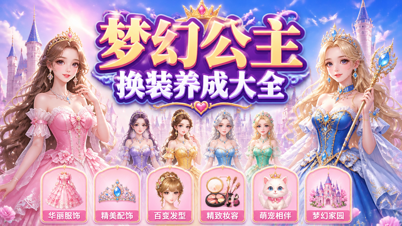 梦幻公主换装养成大全