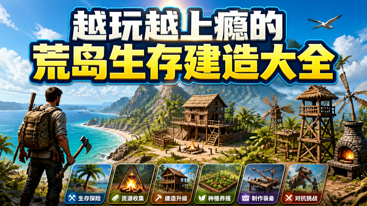 越玩越上瘾的荒岛生存建造大全