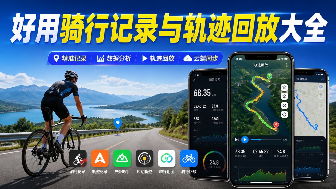 好用骑行记录与轨迹回放大全