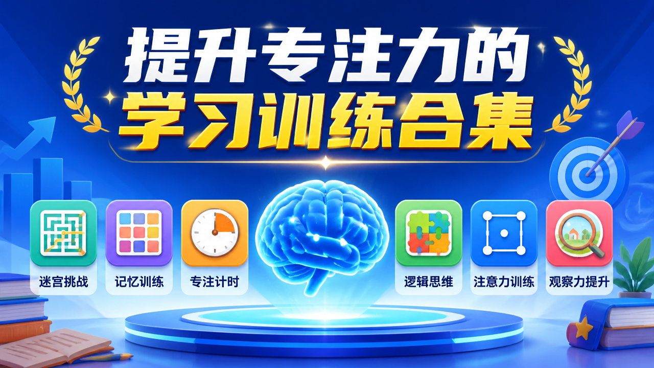 提升专注力的学习训练合集
