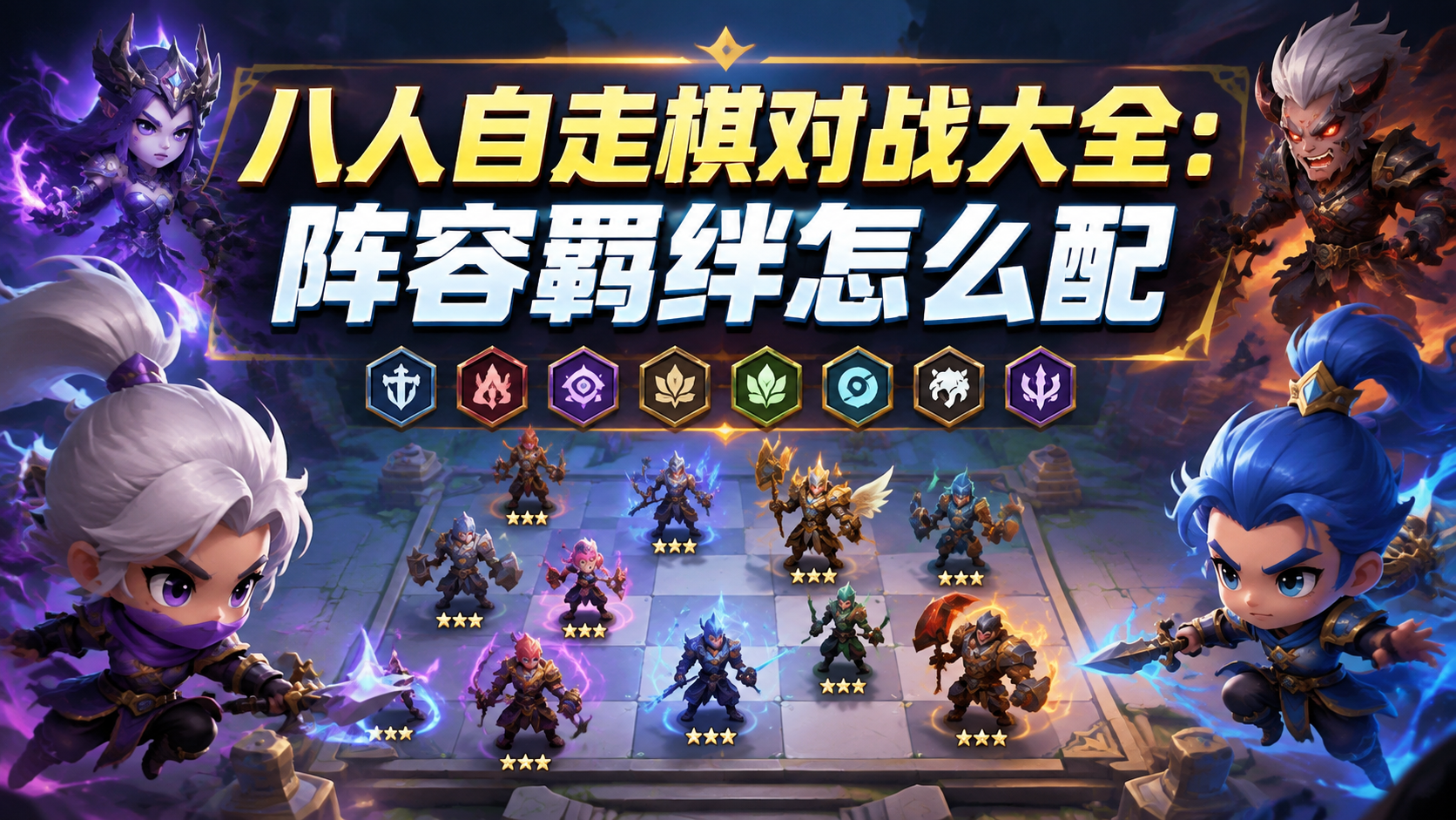 八人自走棋对战大全：阵容羁绊怎么配