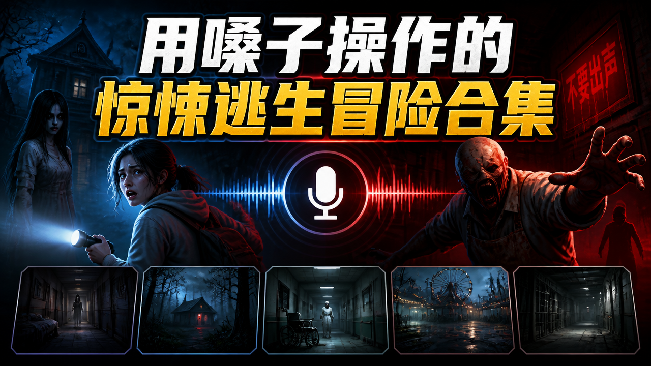 用嗓子操作的惊悚逃生冒险合集
