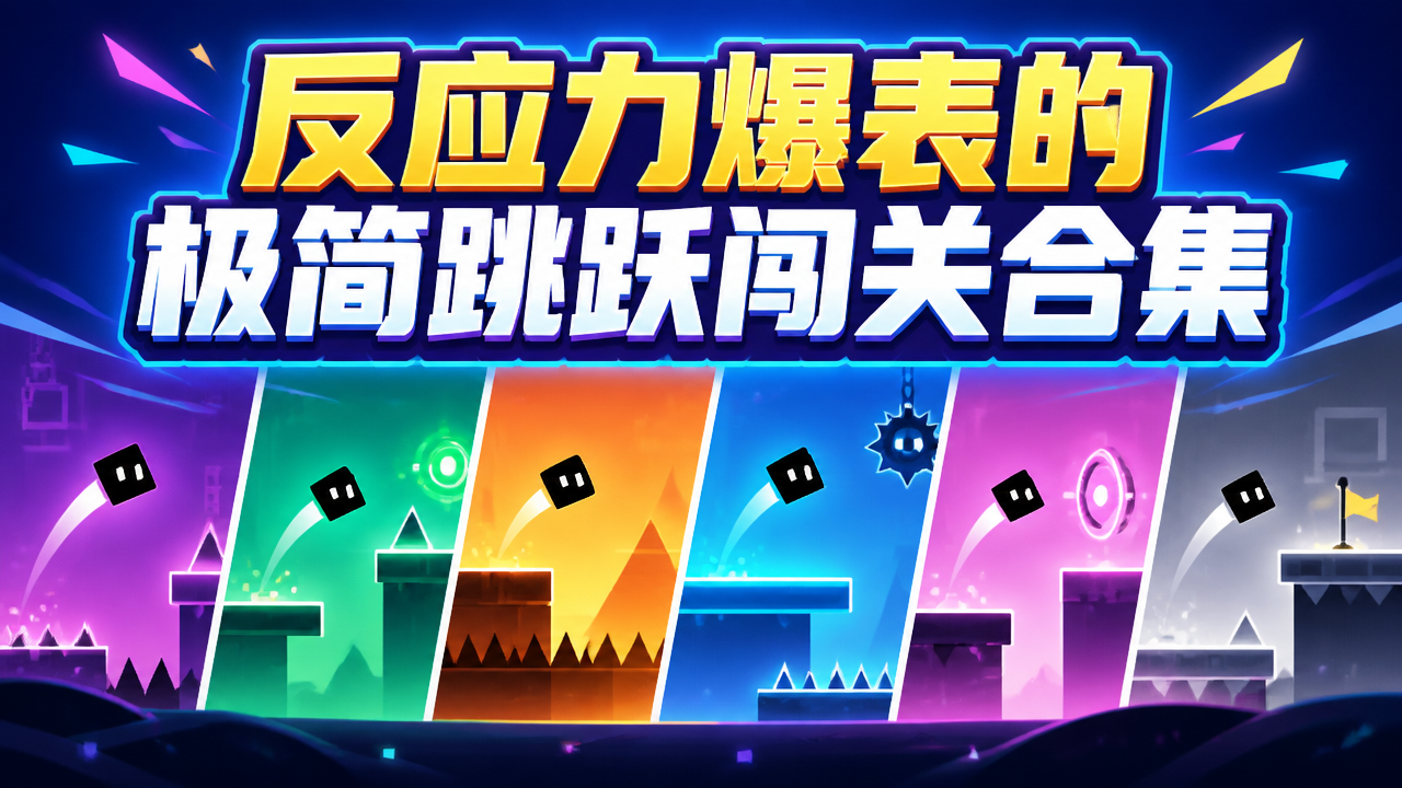 反应力爆表的极简跳跃闯关合集