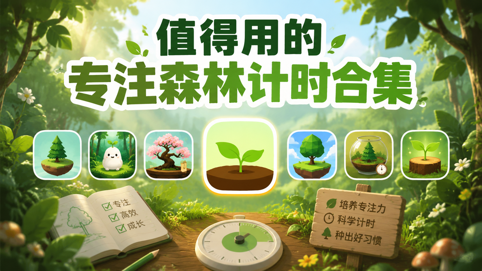 值得用的专注森林计时合集