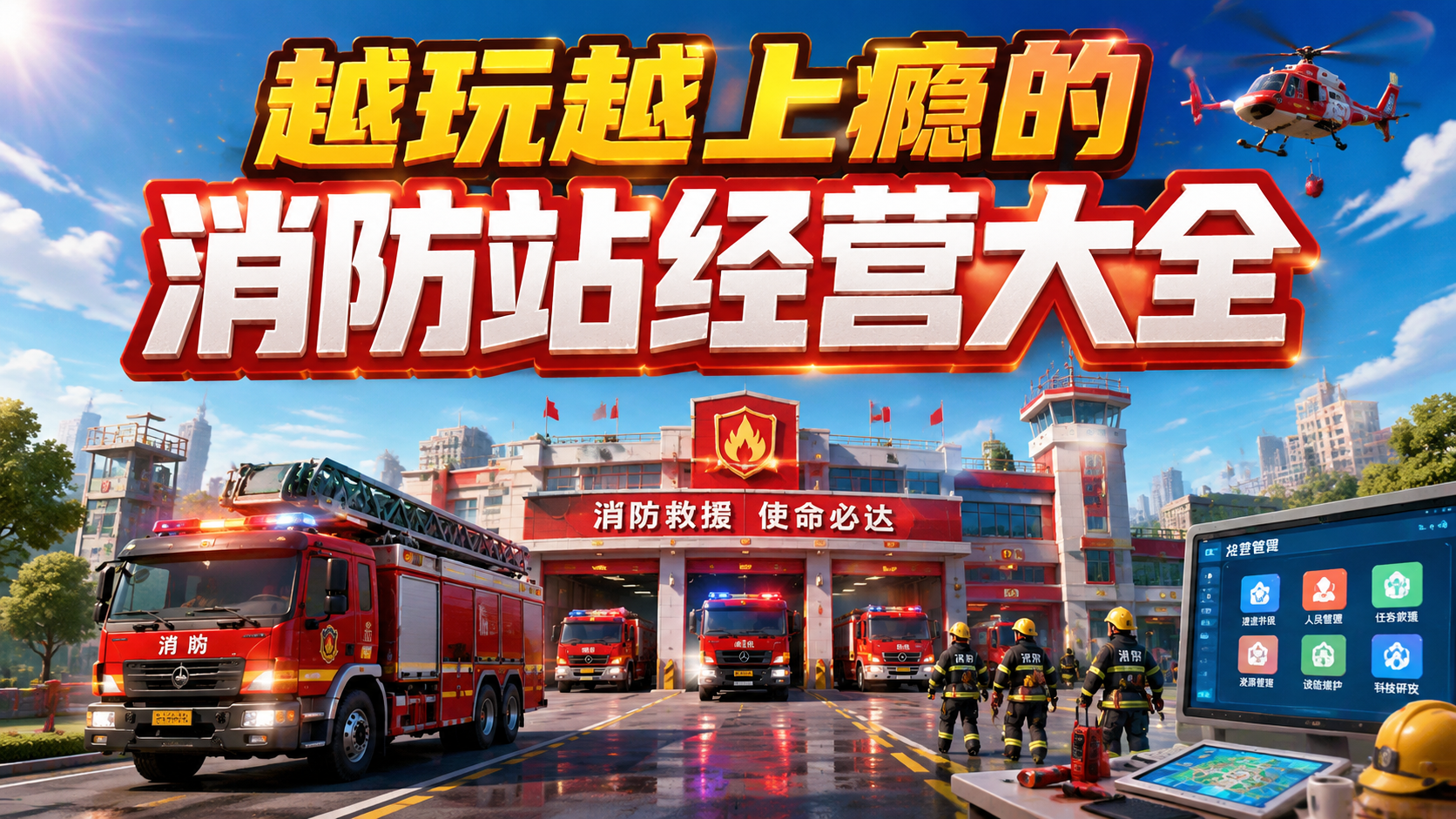越玩越上瘾的消防站经营大全