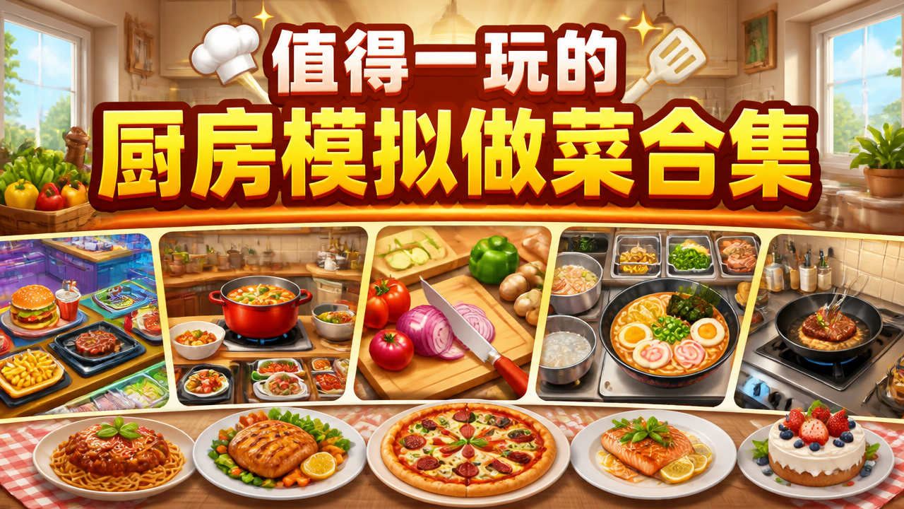 值得一玩的厨房模拟做菜合集