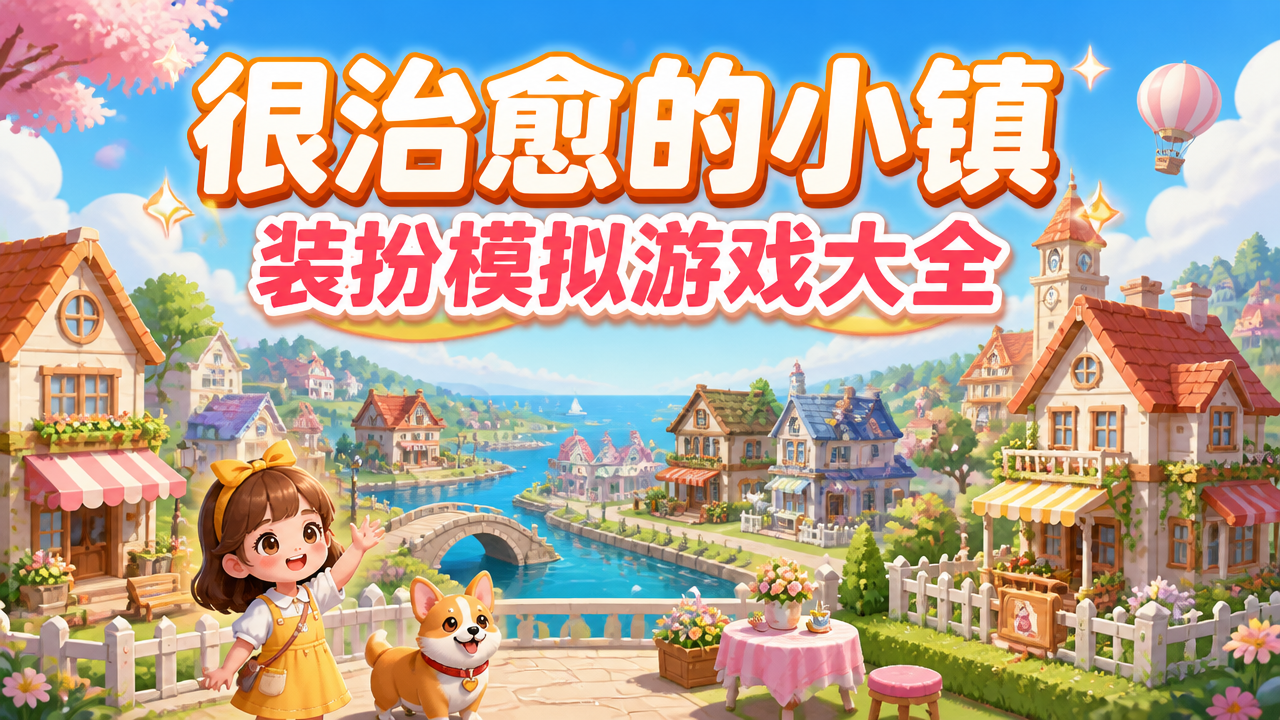 很治愈的小镇装扮模拟游戏大全
