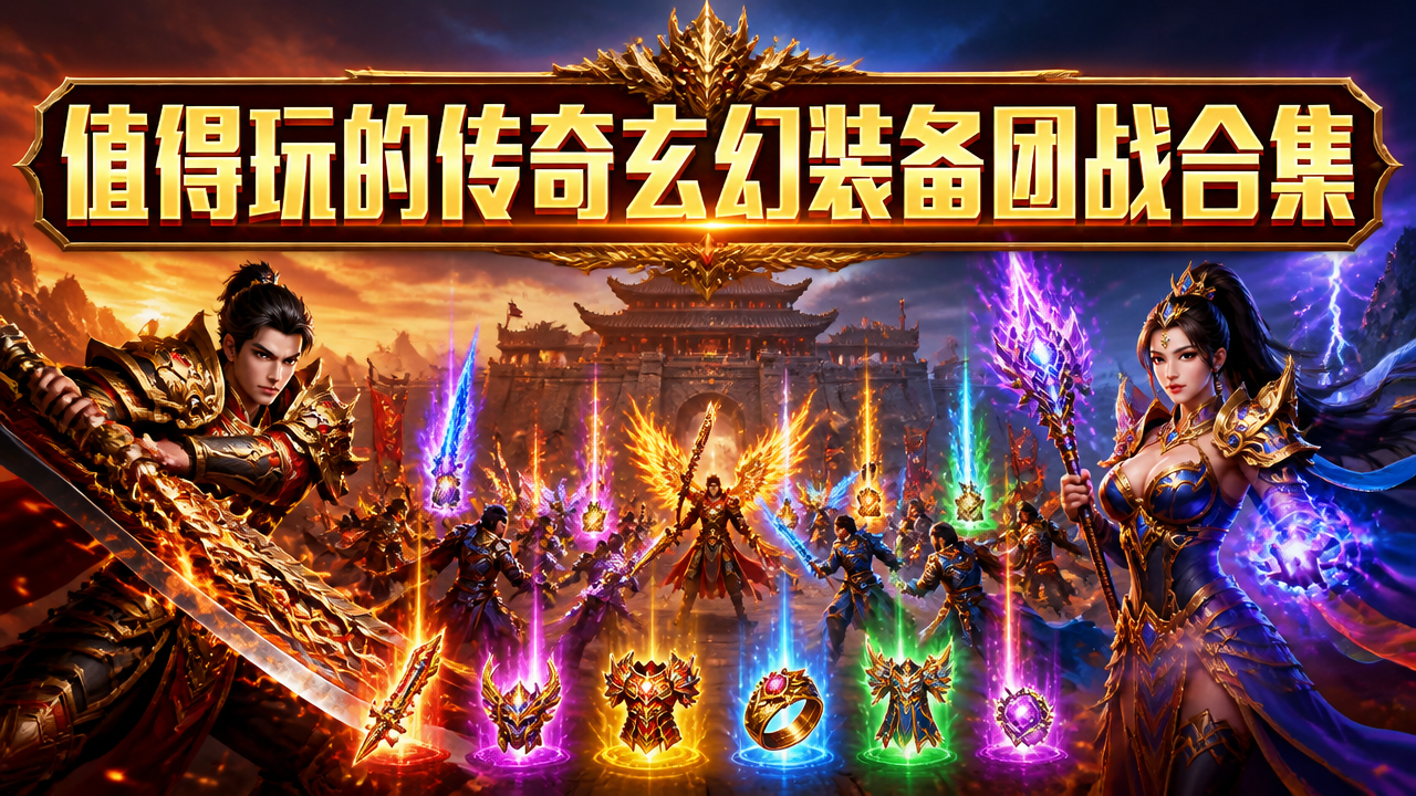 值得玩的传奇玄幻装备团战合集