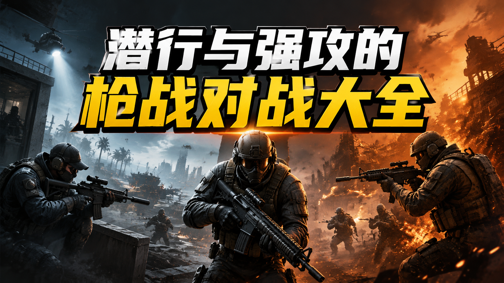 潜行与强攻的枪战对战大全