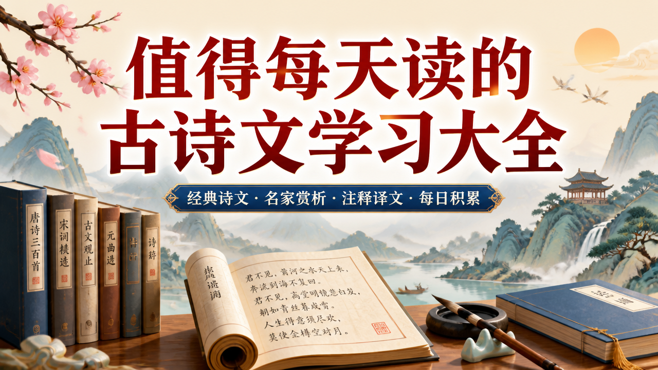 值得每天读的古诗文学习大全