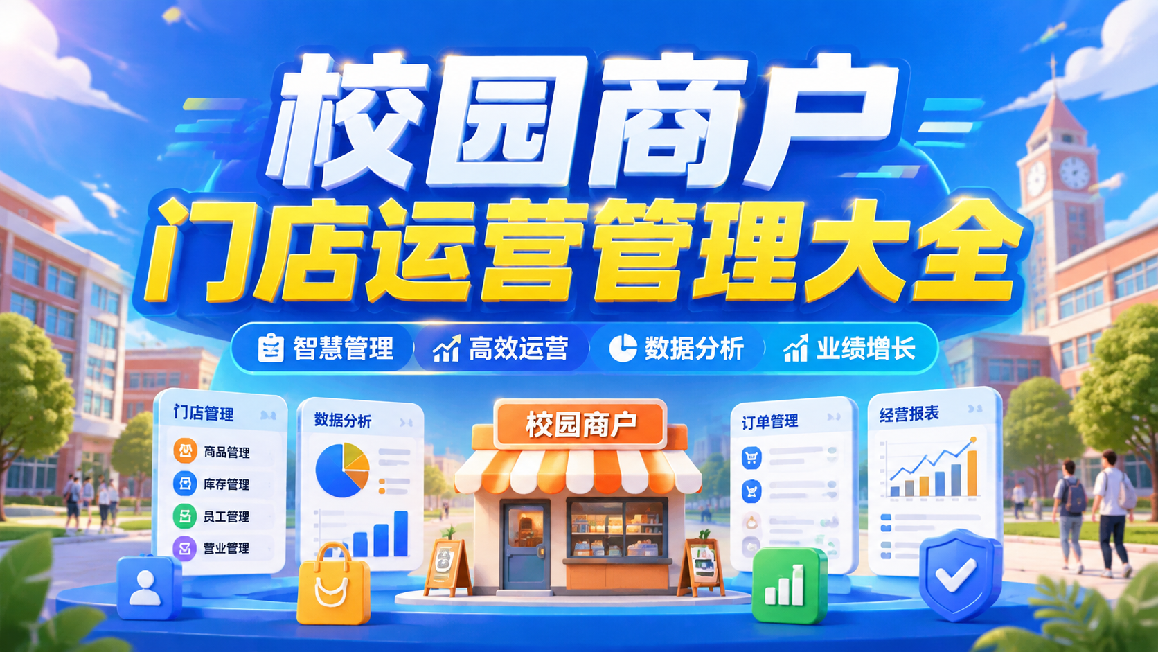 校园商户门店运营管理大全