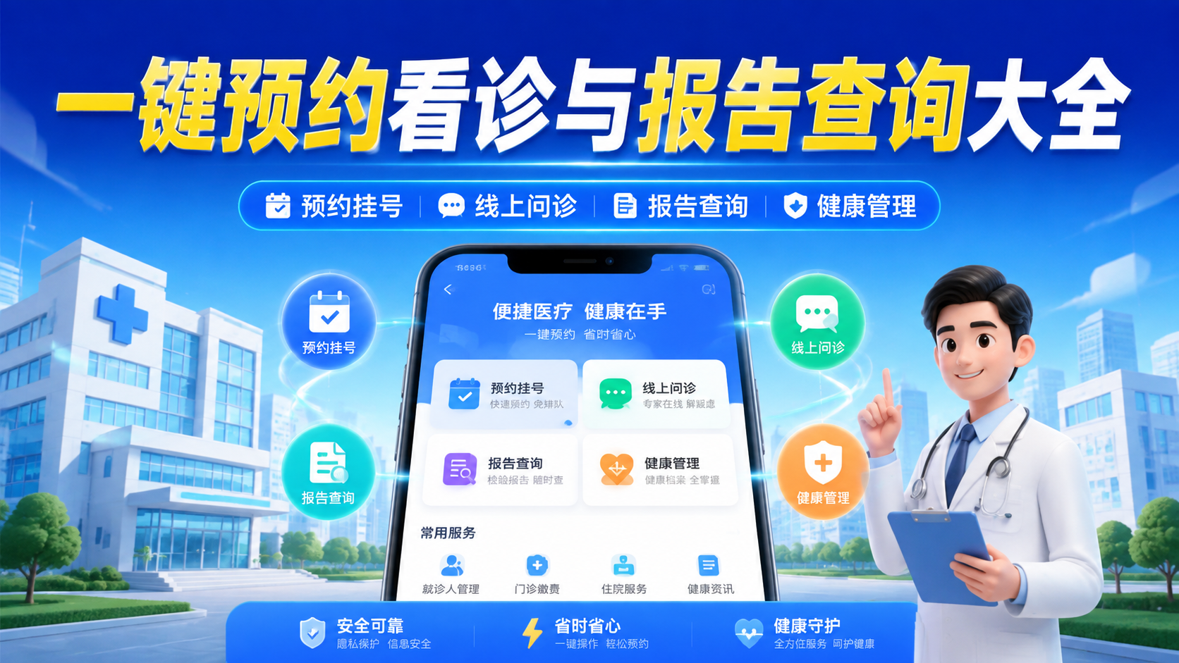 一键预约看诊与报告查询大全
