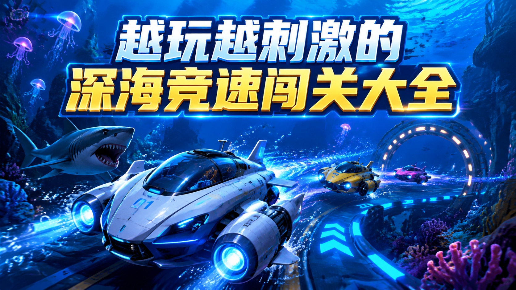 越玩越刺激的深海竞速闯关大全