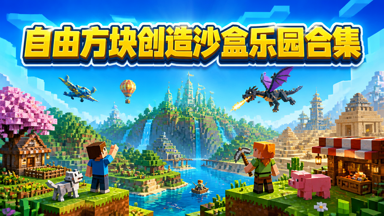 自由方块创造沙盒乐园合集