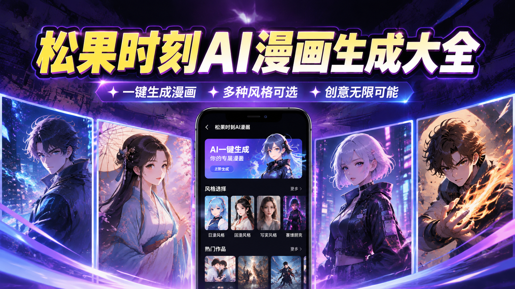 松果时刻AI漫画生成大全