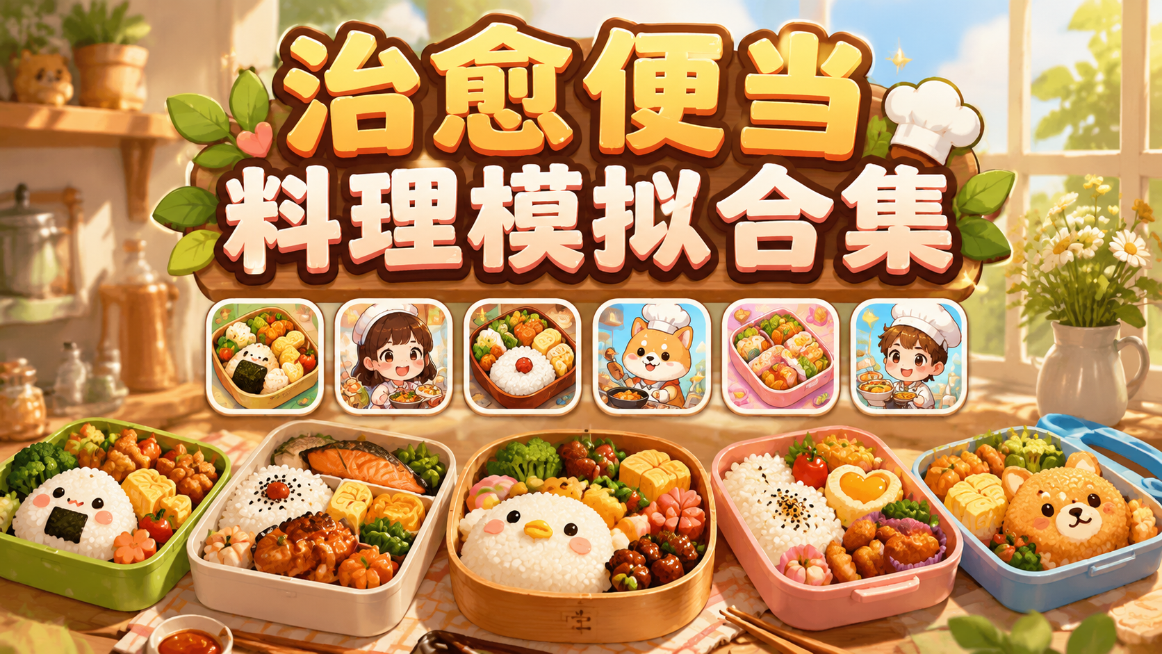 治愈便当料理模拟合集